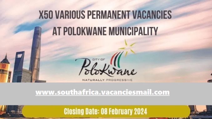 Polokwane Municipality Vacancies
