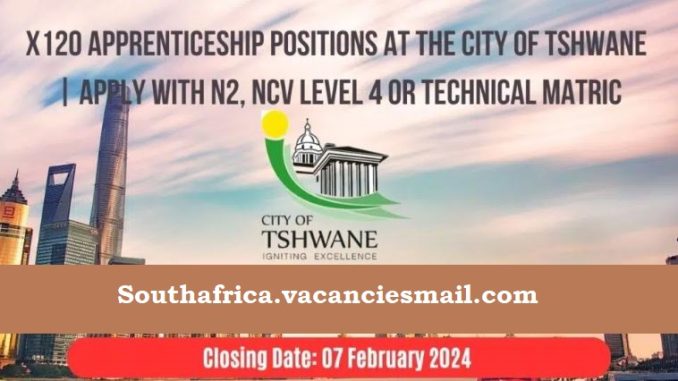 City of Tshwane Apprenticeship