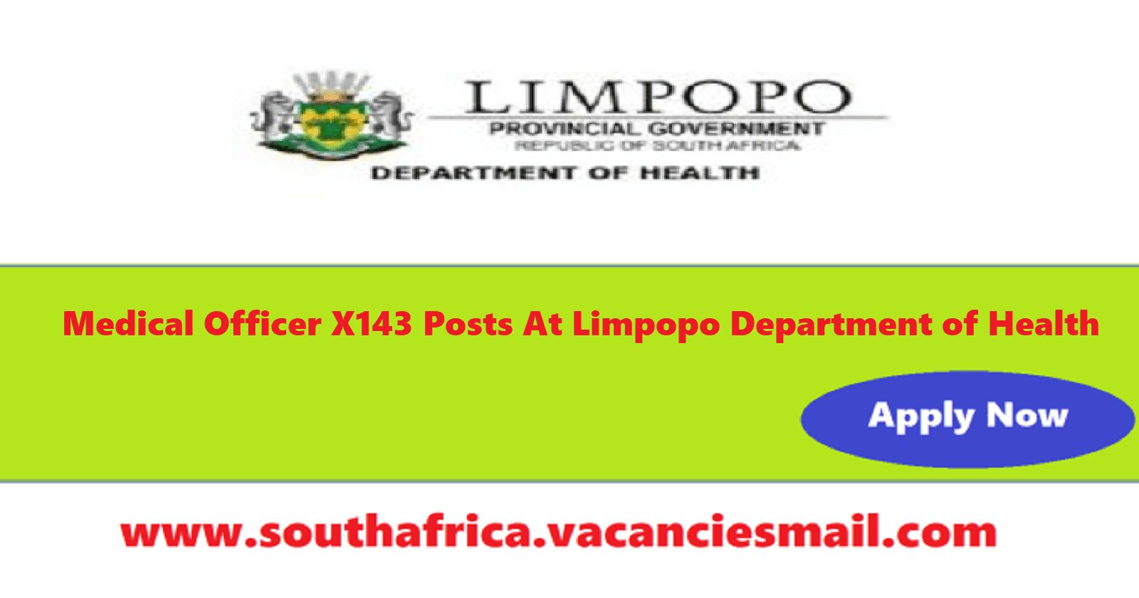 Limpopo Department Of Health Vacancies 2024 Requirement Application   Limpopo Department Of Health Vacancies 