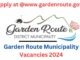 Garden Route Municipality Vacancies 2024: Latest Job Opportunities at @www.gardenroute.gov.za