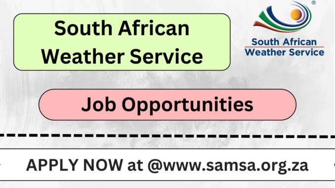 SAWS Vacancies 2024