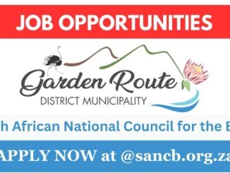 Garden Route Municipality Vacancies 2024